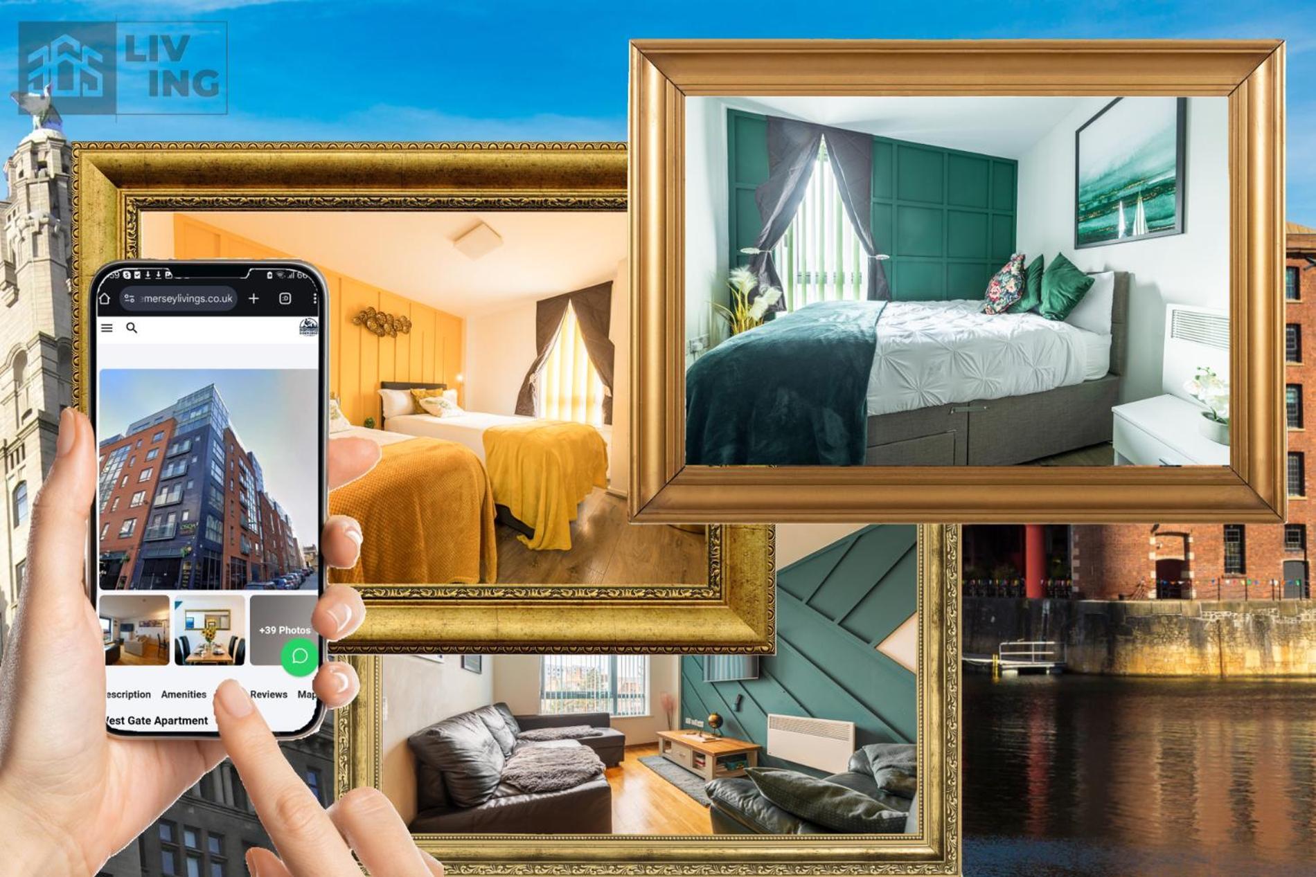 Sidemersey Livings- Convenient And Central 2-Bedroom Haven In L1 Ливерпуль Экстерьер фото